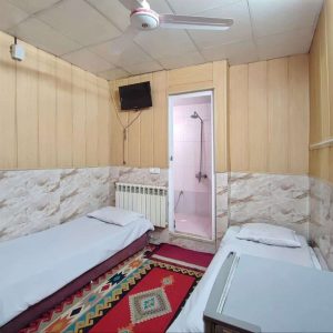مهمانسرا حیدری شیراز فضای داخلی اتاق‌ها