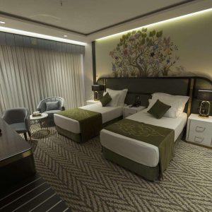 هتل مجلل چهار باغ اصفهان اتاق دو تخته تویین
