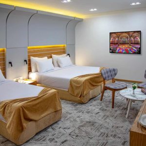 هتل هدیش شیراز فضای داخلی اتاق‌ها