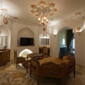 هتل گران میراث رشیدیه تهران فضای داخلی اتاق‌ها