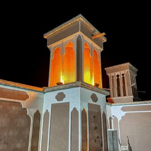 اقامتگاه سنتی سهراب کاشان فضای محوطه