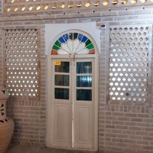 خانه مسافر چهارباغ کاشان فضای محوطه