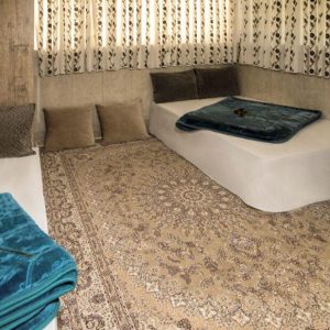 مجتمع گردشگری خورشید اردهال کاشان فضای داخلی کلبه ها