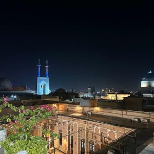 هتل شرق یزد نمای بام هتل