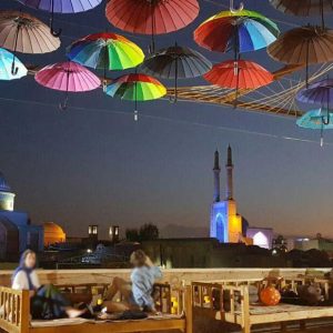 هتل فاضلی یزد کافی‌شاپ بام